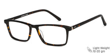 Load image into Gallery viewer, Brown Rectangle Full Rim Unisex Eyeglasses by Vincent Chase-147850