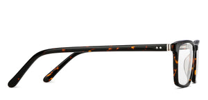 Brown Rectangle Full Rim Unisex Eyeglasses by Vincent Chase-147850