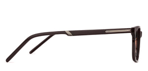 Brown Rectangle Full Rim Unisex Eyeglasses by Vincent Chase Online-128548