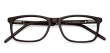 Load image into Gallery viewer, Brown Rectangle Full Rim Unisex Eyeglasses by Vincent Chase Online-128548