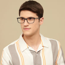 Load image into Gallery viewer, Grey Rectangle Full Rim Unisex Eyeglasses by Vincent Chase-142845