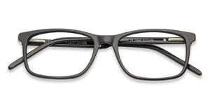 Grey Rectangle Full Rim Unisex Eyeglasses by Vincent Chase-142845