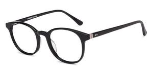 Black Round Full Rim Unisex Eyeglasses by Vincent Chase Online-134155