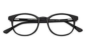 Black Round Full Rim Unisex Eyeglasses by Vincent Chase Online-134155
