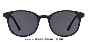 Black Round Full Rim Unisex Eyeglasses by Vincent Chase Online-134155