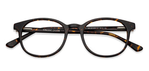 Tortoise Round Full Rim Unisex Eyeglasses by Vincent Chase Online-136237