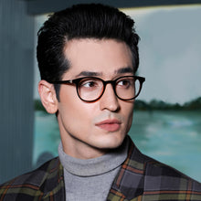 Load image into Gallery viewer, Black Round Full Rim Unisex Eyeglasses by Vincent Chase Online-128553