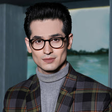 Load image into Gallery viewer, Black Round Full Rim Unisex Eyeglasses by Vincent Chase Online-128553