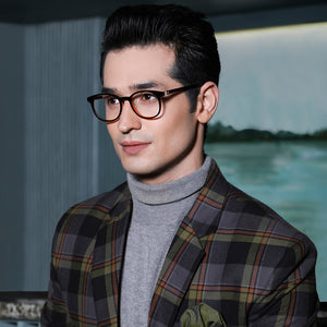 Black Round Full Rim Unisex Eyeglasses by Vincent Chase Online-128553