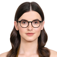Load image into Gallery viewer, Black Round Full Rim Unisex Eyeglasses by Vincent Chase Online-128553