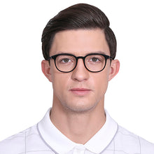 Load image into Gallery viewer, Black Round Full Rim Unisex Eyeglasses by Vincent Chase Online-128553
