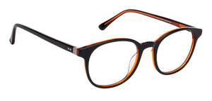 Black Round Full Rim Unisex Eyeglasses by Vincent Chase Online-128553
