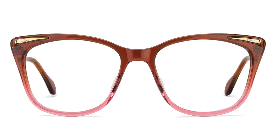 Brown Cat Eye Full Rim Women Eyeglasses by Vincent Chase Online-128566