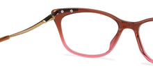 Load image into Gallery viewer, Brown Cat Eye Full Rim Women Eyeglasses by Vincent Chase Online-128566