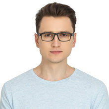 Load image into Gallery viewer, Black Rectangle Full Rim Unisex Eyeglasses by Lenskart Air Online-128571