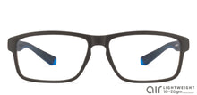 Load image into Gallery viewer, Black Rectangle Full Rim Unisex Eyeglasses by Lenskart Air Online-128572
