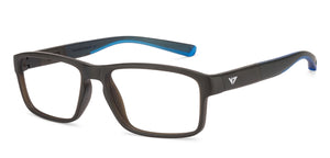 Black Rectangle Full Rim Unisex Eyeglasses by Lenskart Air Online-128572