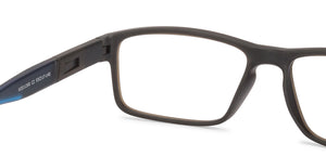 Black Rectangle Full Rim Unisex Eyeglasses by Lenskart Air Online-128572