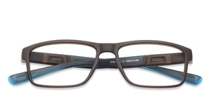 Black Rectangle Full Rim Unisex Eyeglasses by Lenskart Air Online-128572