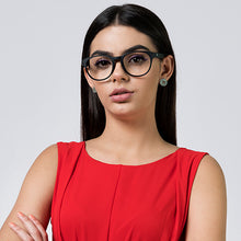 Load image into Gallery viewer, Black Round Full Rim Unisex Eyeglasses by Lenskart Air Online-128574