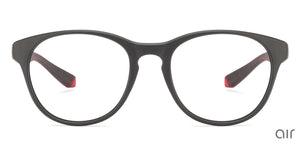 Black Round Full Rim Unisex Eyeglasses by Lenskart Air Online-128574