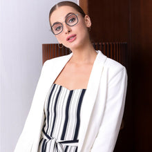 Load image into Gallery viewer, Black Rectangle Full Rim Unisex Eyeglasses by Lenskart Air Online-128604