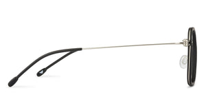 Black Rectangle Full Rim Unisex Eyeglasses by Lenskart Air Online-128604