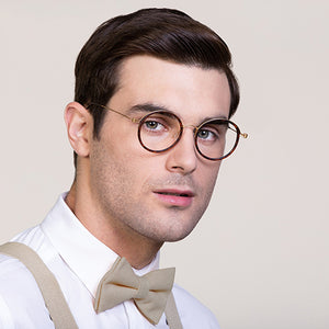 Brown Round Full Rim Unisex Eyeglasses by Lenskart Air Online-128609