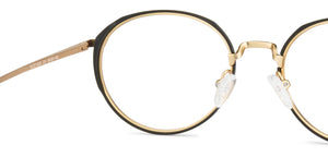 Black Round Full Rim Unisex Eyeglasses by Lenskart Air Online-128631
