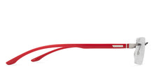Load image into Gallery viewer, Gunmetal Rectangle Rimless Unisex Eyeglasses by Lenskart Air Online-128641