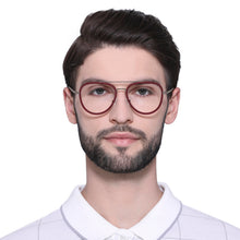 Load image into Gallery viewer, Yellow Aviator Full Rim Unisex Eyeglasses by Lenskart Air Online-128650