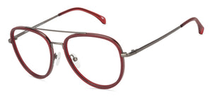 Yellow Aviator Full Rim Unisex Eyeglasses by Lenskart Air Online-128650