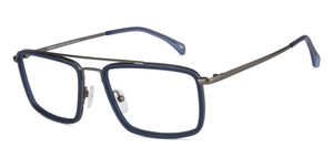 Grey Rectangle Full Rim Unisex Eyeglasses by Lenskart Air Online-128653