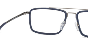 Grey Rectangle Full Rim Unisex Eyeglasses by Lenskart Air Online-128653