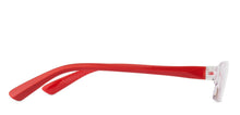 Load image into Gallery viewer, Red Rectangle Rimless Unisex Eyeglasses by LENSKART BLU READERS-128932