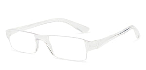 Transparent Rectangle Rimless Unisex Eyeglasses by LENSKART BLU READERS-128939