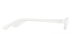 Transparent Rectangle Rimless Unisex Eyeglasses by LENSKART BLU READERS-128939