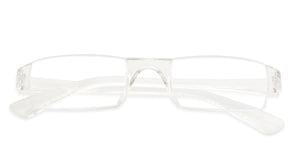 Transparent Rectangle Rimless Unisex Eyeglasses by LENSKART BLU READERS-128939