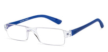 Load image into Gallery viewer, Blue Rectangle Rimless Unisex Eyeglasses by LENSKART BLU READERS-128943
