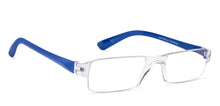 Load image into Gallery viewer, Blue Rectangle Rimless Unisex Eyeglasses by LENSKART BLU READERS-128943