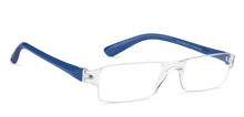 Load image into Gallery viewer, Blue Rectangle Rimless Unisex Eyeglasses by LENSKART BLU READERS-128946