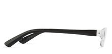Load image into Gallery viewer, Black Rectangle Rimless Unisex Eyeglasses by LENSKART BLU READERS-128950
