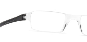 Black Rectangle Rimless Unisex Eyeglasses by LENSKART BLU READERS-128950