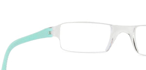 Blue Rectangle Rimless Unisex Eyeglasses by LENSKART BLU READERS-128955