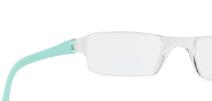 Blue Rectangle Rimless Unisex Eyeglasses by LENSKART BLU READERS-128957
