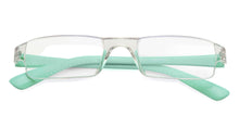 Load image into Gallery viewer, Blue Rectangle Rimless Unisex Eyeglasses by LENSKART BLU READERS-128957