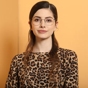 Black Geometric Full Rim Unisex Eyeglasses by Vincent Chase VC-128993