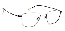 Load image into Gallery viewer, Black Geometric Full Rim Unisex Eyeglasses by Vincent Chase VC-128993