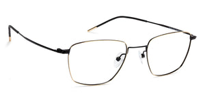 Black Geometric Full Rim Unisex Eyeglasses by Vincent Chase VC-128993