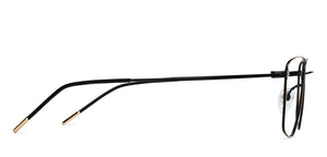Black Geometric Full Rim Unisex Eyeglasses by Vincent Chase VC-128993